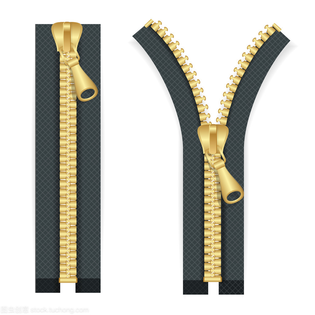 衣服拉鏈套。矢量